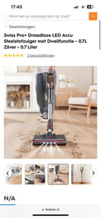 Swiss Pro+ Aspirateur balai sans fil, Ophalen, Zo goed als nieuw, Stofzuiger