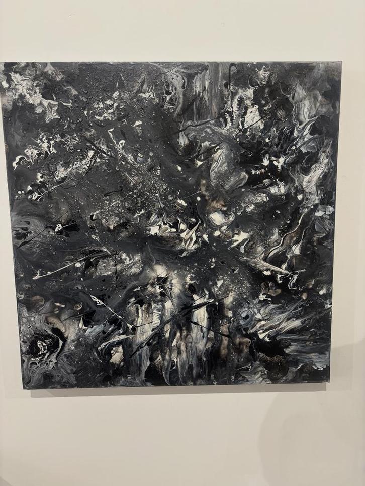 Artwork Ozzy acryl, Antiek en Kunst, Kunst | Schilderijen | Abstract, Ophalen