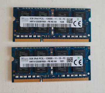 SKHYNIX 16GB DDR3 SODIMM laptopgeheugen  beschikbaar voor biedingen