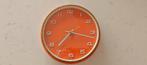Horloge vintage rétro Metamec orange, Comme neuf, Enlèvement ou Envoi