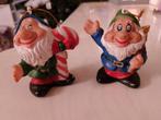 Gnomes en caoutchouc vintage, Comme neuf, Blanche-Neige ou Belle au Bois Dormant, Statue ou Figurine, Enlèvement ou Envoi