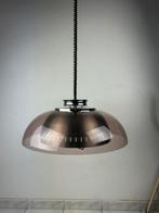 Vintage Italiaanse hanglamp space age, Kunststof, Gebruikt, Ophalen of Verzenden, Space age