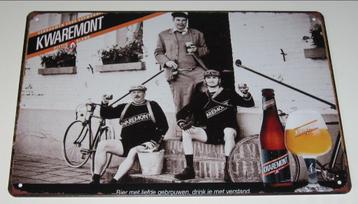 KWAREMONT BIER : Metalen Bord Kwaremont - Pittig Blond 6,6% beschikbaar voor biedingen