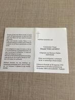 Soldaat Piloot F16 D.Vercaempst gesneuveld 1989 Turkije, Verzamelen, Verzenden, Bidprentje