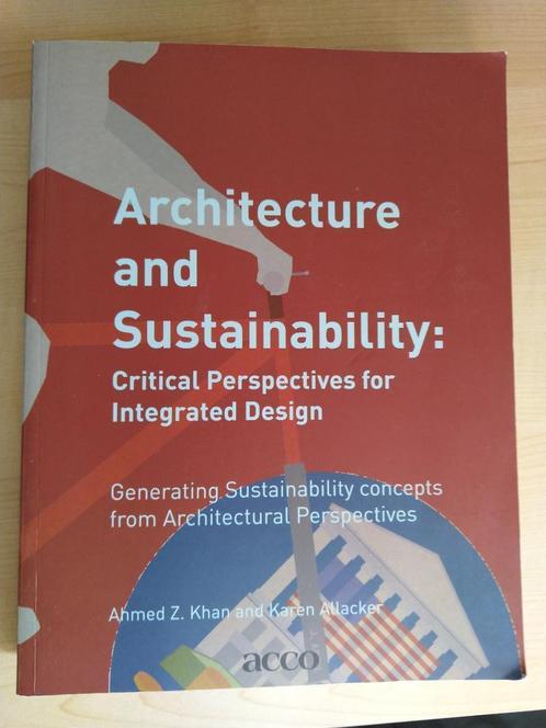 Boek ‘Architecture and sustainability', Boeken, Studieboeken en Cursussen, Nieuw, Hoger Onderwijs, Ophalen of Verzenden