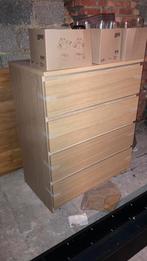 IKEA MALM Ladekast, Maison & Meubles, Armoires | Commodes, 3 ou 4 tiroirs, 25 à 50 cm, Comme neuf, Enlèvement