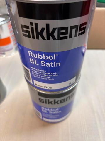 Sikkens rubbol BL ral 9010, zuiver witte lak 1liter beschikbaar voor biedingen