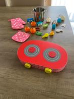 Kookplaat in hout, merk Hema., Kinderen en Baby's, Speelgoed | Speelkeukens, Ophalen, Zo goed als nieuw, Hout