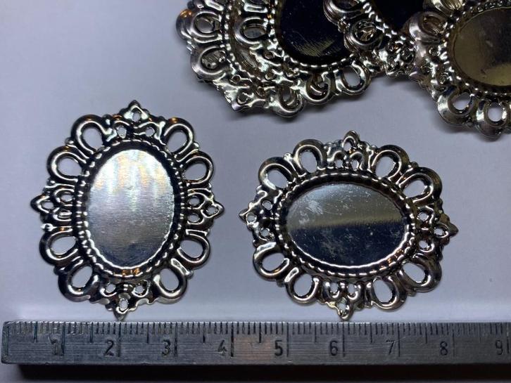 Cabochon hangers 10 stuks, Hobby en Vrije tijd, Kralen en Sieraden maken, Nieuw, Hanger, Ophalen of Verzenden