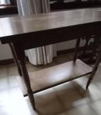 Eiken bijzettafel of salontafel, Gebruikt, 75 cm of meer, Rechthoekig, Hout
