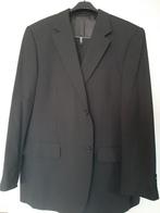 Herenkostuum in donkergrijs met fijn streepje, Kleding | Heren, Kostuums en vesten, Ophalen, Maat 52/54 (L)
