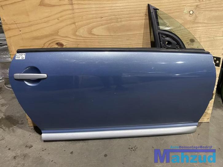 CITROEN C3 PLURIEL rechter deur portier blauw COMPLEET, Auto-onderdelen, Carrosserie, Deur, Citroën, Gebruikt