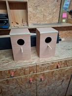2 nieuwe broedblokken, Ophalen, Nieuw, Hout, Broedkooi of Kweekkooi