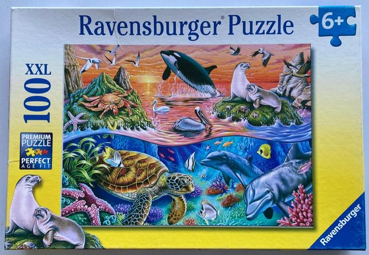 2 puzzles 100p Ravensburger : mer et Toy story - 6€ pièce, Kinderen en Baby's, Speelgoed | Kinderpuzzels, Zo goed als nieuw, Meer dan 50 stukjes
