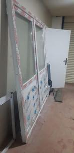 PVC deur met raam (200x211cm), Doe-het-zelf en Bouw, Ophalen, Nieuw, 150 tot 225 cm, 150 tot 225 cm