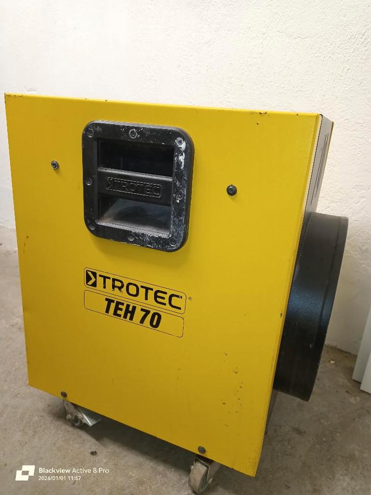 Trotec TEH 70 380V 12KW elektrisch heteluchtpistool, Doe-het-zelf en Bouw, Verwarming en Radiatoren, Gebruikt, Overige typen, 800 watt of meer