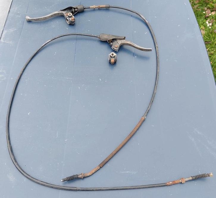 Paar hendels Yamaha DT 250/400 MX 1977-1980, Motoren, Onderdelen | Yamaha, Gebruikt, Ophalen of Verzenden