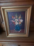 2 schilderijen met olieverf. 1 stilleven en 1 abstract, Antiek en Kunst, Kunst | Schilderijen | Klassiek, Ophalen