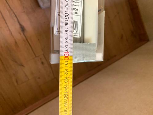 Horizontale Jaloezie recht Alu Wit 190 breedte x130 hoogte, Huis en Inrichting, Stoffering | Gordijnen en Lamellen, Wit, Ophalen