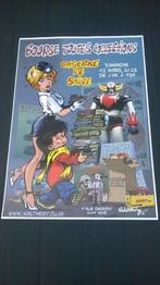 Walthéry: Poster Bourse toutes collections, Eén stripboek, Ophalen of Verzenden, Zo goed als nieuw, François Walthery
