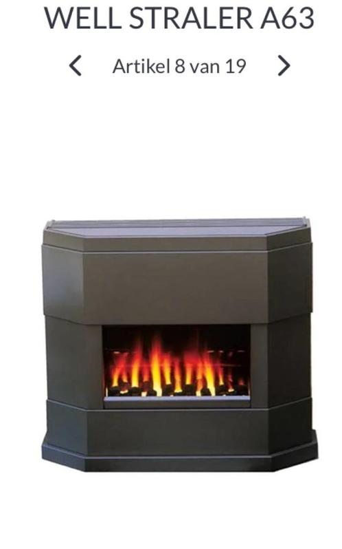 Feux au gas naturel chauffage, Huis en Inrichting, Kachels, Gebruikt, Vrijstaand, Gaskachel, Gas, Ophalen