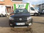 DACIA SANDERO STEPWAY BENZINE 10-19, Auto's, Zwart, Bedrijf, Cruise Control, Handgeschakeld