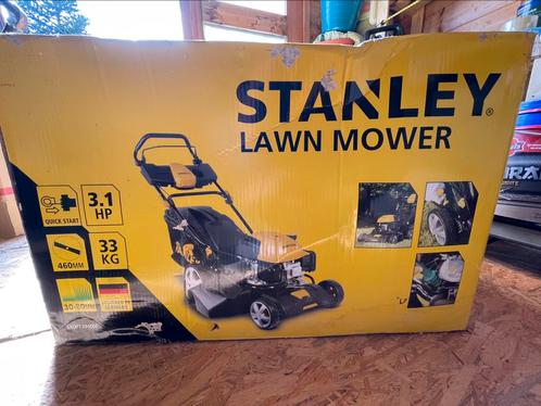 Stanley Grasmaaier - Tondeuse à gazon - Lawnmower, Tuin en Terras, Grasmaaiers, Nieuw, Benzine-grasmaaier, 40 t/m 49 cm, Cirkelmaaier