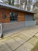 Hekwerk gepoedercoat staal, Tuin en Terras, Ophalen, Gebruikt, Overige materialen, Spijlenhekwerk