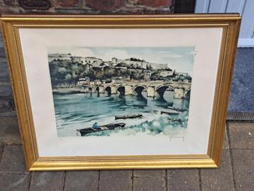gravure pont signe roger hebbelinck beschikbaar voor biedingen