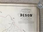 DISON - VERVIERS PLAN POPP CADASTRAL 1860/1900- complet, Ophalen of Verzenden, Gebruikt
