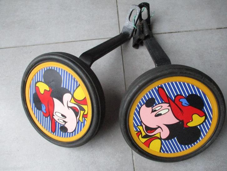 Fiets zijwieltjes mickey mouse zwarte beugels van widek, Vélos & Vélomoteurs, Vélos | Vélos pour enfant, Utilisé, Stabilisateurs