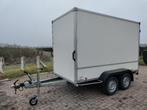 Gesloten geremde dubbelas BE aanhangwagen, Ophalen, Gebruikt