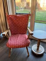 Houten zetel en bijzettafel, Ophalen