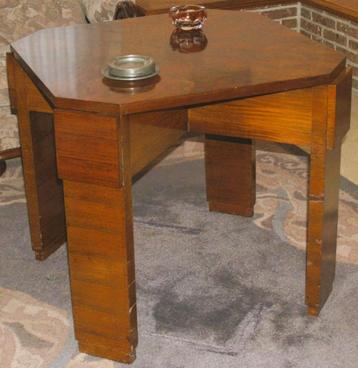 De Coene Bridgetafel N 141, Art Deco 1933, Decoene Kortrijk beschikbaar voor biedingen