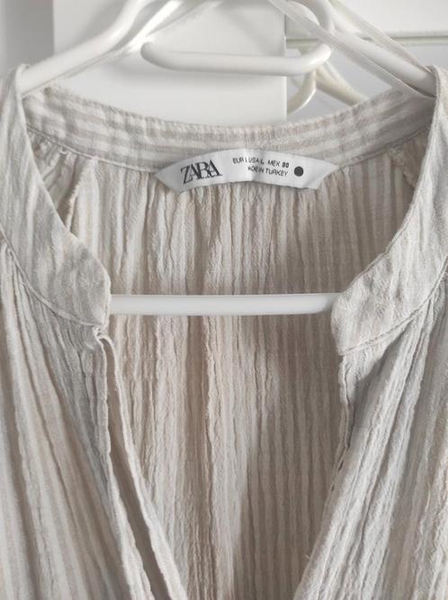 Zara Linnen jurk maat M-L, Kleding | Dames, Jurken, Zo goed als nieuw, Maat 38/40 (M), Ophalen of Verzenden