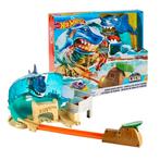 Hot Wheels City Shark Beach Battle Play Set - Mainan Track M, Ophalen, Hot Wheels