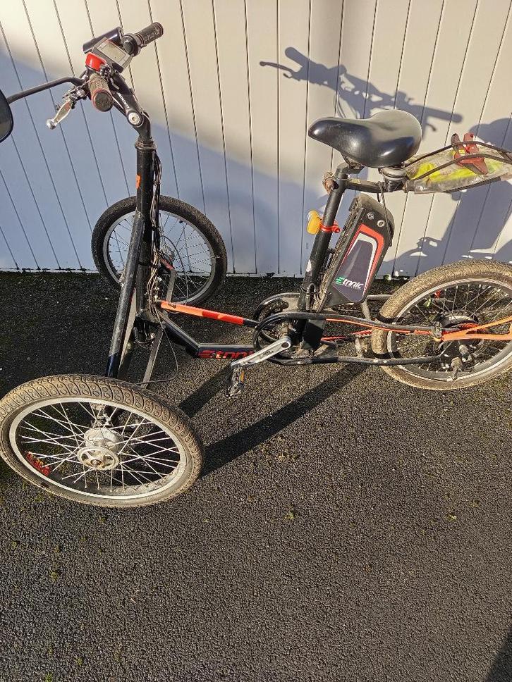 vélo électrique tricycle, Vélos & Vélomoteurs, Vélos électriques, Comme neuf, Autres marques, 50 km par batterie ou plus, Enlèvement
