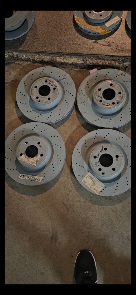 DISQUES DE FREIN AVANT MERCEDES SLK R172 NEUFS, Auto-onderdelen, Remmen en Aandrijving, Mercedes-Benz, Nieuw, Ophalen