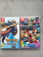 Mario kart & pokemon sword nintendo switch, Games en Spelcomputers, Ophalen, Zo goed als nieuw