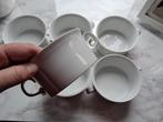 Set van 6 Azberg porseleinen koppen (Design servies), Ophalen, Zo goed als nieuw, Porselein