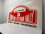 European Rally reclame plaat, Ophalen of Verzenden, Gebruikt, Reclamebord