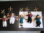 5 Houten speciale marionetten (vintage), 5€/pop, Verzamelen, Poppen, Ophalen of Verzenden, Gebruikt, Pop