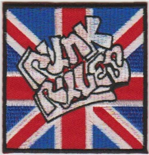 Punk Rules stoffen opstrijk patch embleem #3, Verzamelen, Muziek, Artiesten en Beroemdheden, Nieuw, Kleding, Verzenden