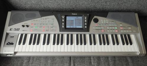 Roland E-50 Workstation, Muziek en Instrumenten, Synthesizers, Zo goed als nieuw, 61 toetsen, Roland, Met midi-aansluiting, Ophalen of Verzenden