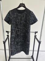 Karl Lagerfeld blauw-zwarte jurk maat 34, Karl Lagerfeld, Blauw, Ophalen of Verzenden, Zo goed als nieuw