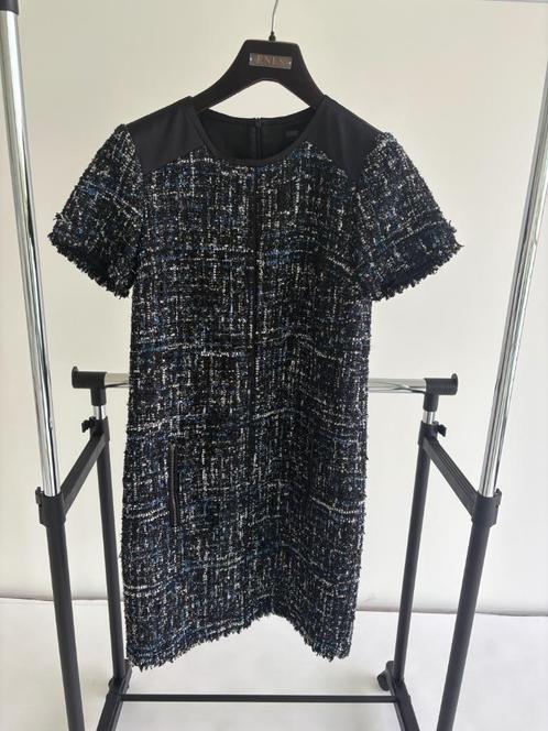 Karl Lagerfeld blauw-zwarte jurk maat 34, Kleding | Dames, Jurken, Zo goed als nieuw, Maat 34 (XS) of kleiner, Blauw, Boven de knie