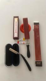 Dovo open scheermes 5/8 - zilverstaal - ebbenhout, Ophalen of Verzenden, Zo goed als nieuw