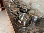 Serie kookpotten en pannen, Huis en Inrichting, Keuken | Potten en Pannen, Ophalen, Zo goed als nieuw