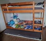 Stapelbed hout MYDAL +onderbed VITVAL Ikea, Ophalen, Zo goed als nieuw, Stapelbed