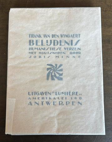 (Joris Minne) F. Van Den Wyngaert - “Belijdenis” beschikbaar voor biedingen